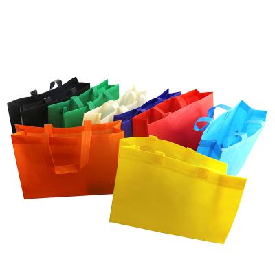 China Stock Factory Custom Reusable Logo fashion promotional nonwoven shopping eco-friendly carry bags eco nonwoven wholesale bags for sale
