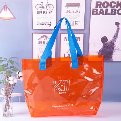 China Personalized Logo HDPE LDPE Disposable Custom Printed Goods Die Cut Plastic Shopping Bag With Handle Folder Bag for sale