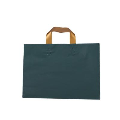 China Factory Price Quality Factory Price Logo Printing Supermarket Merchandise Carry Disposable Custom Interesting Shopping Handle Plastic Die Cut Bag for sale