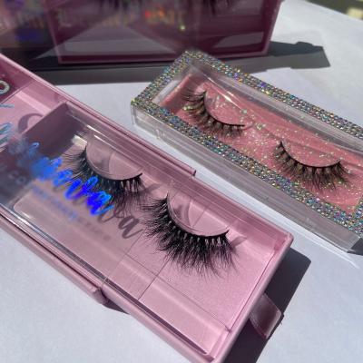 China Natural long mink lashes 5d seller lashesh 3d mink 18mm 20mm wholesale mink tape lashes for sale