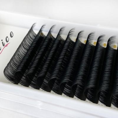 China High quality one second long eyelash blooming extension natural new style for sale