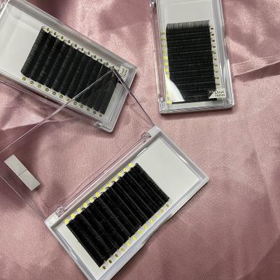 China Natural Good Quality Long J Eyelash Extension Since C cc D Dual Density 3d Volume Eyelashes High Quality Eyelash Extension Professional for sale