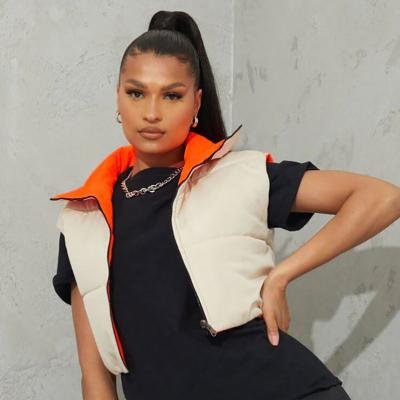 China Wholesale 2021 QUICK DRY winter clothing vests contrast color soft two sides wear Cotton-padded clothes for women for sale