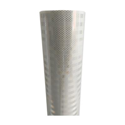 China Cheap Wholesale Price Micro Prismatic Reflective Overlay Self Adhesive Reflective Overlay Roll Tearable For For Road Sign Safety for sale