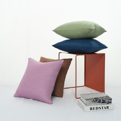 China Solid Color PORTABLE Christmas 45*45cm Home Sofa Car Bed Throw Pillow Decorative Shape for sale