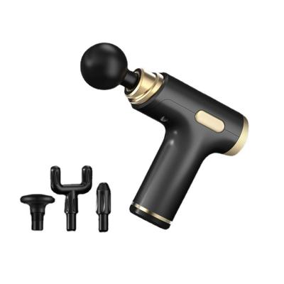 China 2021 New Design 30 Speed Healthy Vibration Muscle Mini Massage Gun Low Vibration Massage Gun for sale