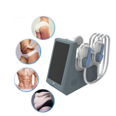 China Weight Loss 4 Handle Muscle Stimulator Teslasculpt EMS Body Slimming Machine Emslim Body Sculpting Machine for sale