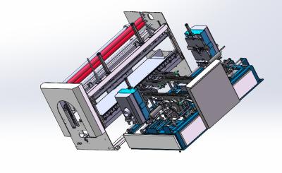 Chine 5 - 6 rouleaux/min Machine automatique d'emballage en rouleaux de tissu pour les coussins à vendre
