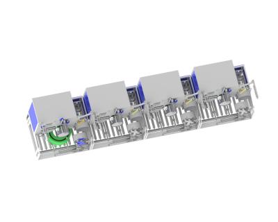 China Polyester PET STRAPPING automatic winder/wrapper MAX80KG per coil friendly used with automatic palletizing system for sale
