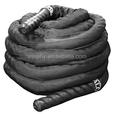 China Power Cross Fitness Training Rope Muttahida Majlis-e-Amal Battle Rope Speed Rope FT104 for sale