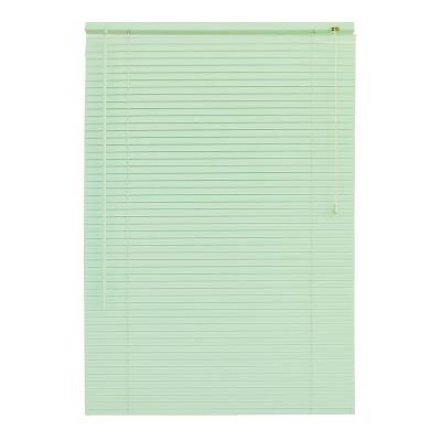 China Highest Quality 50mm Home Roll PVC Modern Decorative Faux Slats Wood PVC Blind for sale