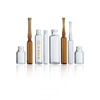 Cina 1 ml Ampolata di vetro borosilicato trasparente Tipo di sigillatura facile a fine aperto Ideale per uso medico e cosmetico in vendita