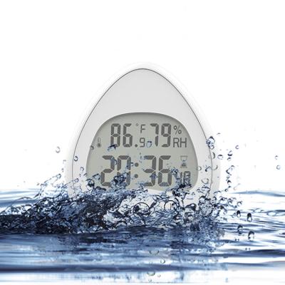 China LUMINOVA Kitchen Bathroom Digital Alarm Clock Countdown Waterproof LCD Display Stopwatch for sale