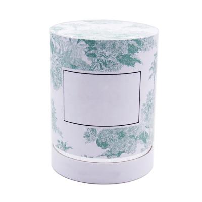 China Handmade Custom Luxury Cardboard Round Paper Cup Empty Packaging Tea Bag Set Cosmetic Gift Box Paper Tea Packaging Box for sale