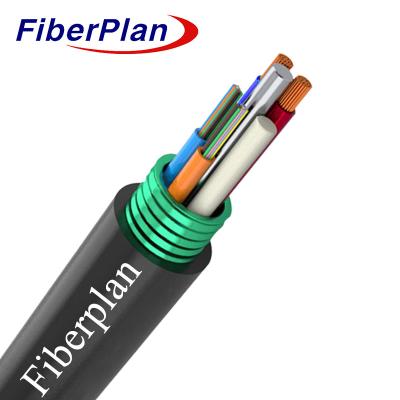 China GDTS PSP Armored Hybrid Fiber Optic Cable And Electrical Cable for sale