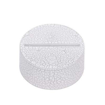China 7 Colors 16 Colors Controller Modern Wholesale Acrylic 3D Remote Lamp Night Light Led Base for sale
