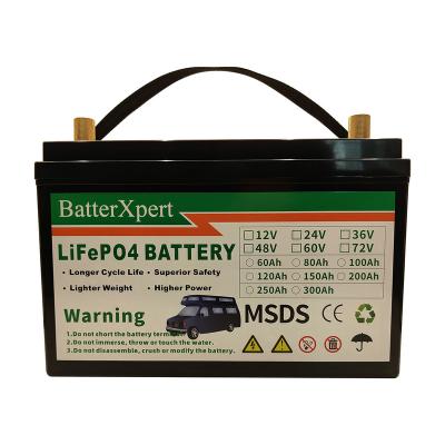 China Customizable Deep Prismatic Home Ion Battery 3.2V 320ah 280ah Lithium Lifepo4 Toys Cycle Solar Powered Storage Battery for sale