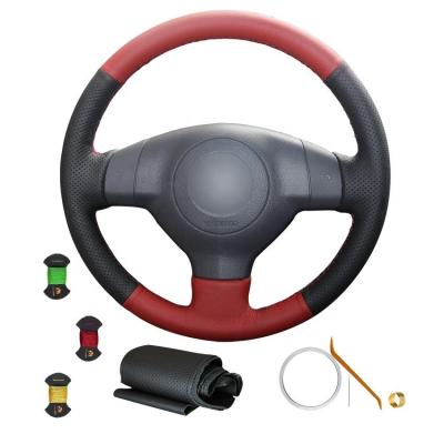 China Cobertura de couro do volante para Suzuki SX4 Alto e Swift 3-Spoke Custom Design à venda