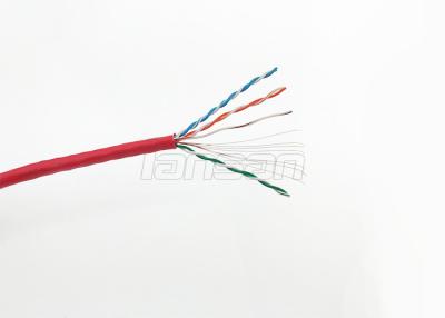 China Lansan Cat5e RJ45 Cat5e remienda el cordón UTP 4 pares del cable de Cat5e con la chaqueta de ROHS en venta