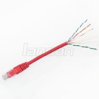 China El HDPE UTP Cat5e remienda PVC 24AWG del cordón el rasgón de nylon ANATEL de 4 pares en venta