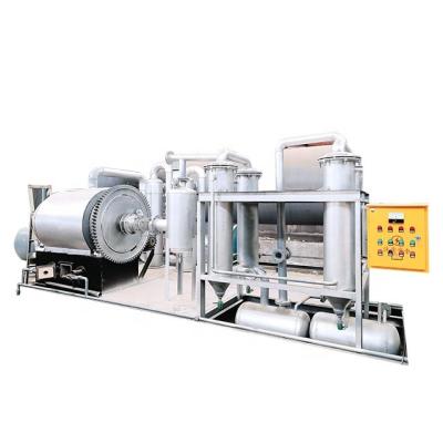 Cina 8-10 tonnellate di capacità giornaliera Macchina di pirolisi dei rifiuti di pneumatici 2200*6600mm in vendita
