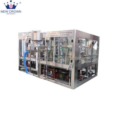 China New Beverage Crown 10000BPH Bottle Gas Beverage Filling Machine / High Speed Plastic Line / Equipment for sale