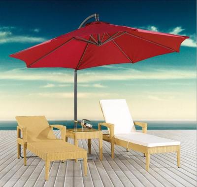 China Modern beach chair rattan chaise lounge furniture for sale