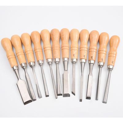 China Woodworking 12pcs Wood Carving Carving Chisel Set Engraved Chisel Set for sale