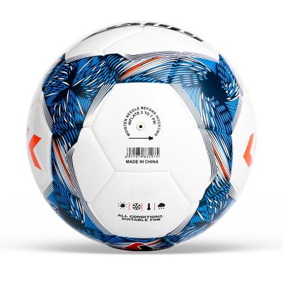 China For Match or Competition Newly Designed Thermal Bonded PU Soccer Balls Hot Selling Custom Logo Size 5 Colorful and Affordable for sale