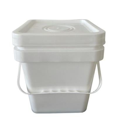 China 5L Sealed Plastic Bucket Square Shape for Industrial and Agricultural Needs for sale