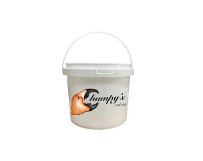 Китай GAP/ISO/FDA Certified Custom 200ml 5 литровые пластиковые ведра для нужд хранения продуктов питания продается