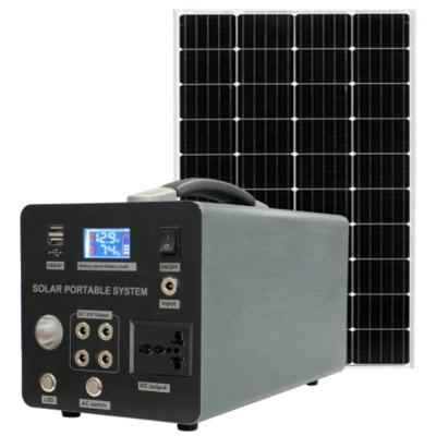 China Type C 220V New Design 300W 500w System Power Station Solar Power Bank Outdoor Home Supply Station for sale