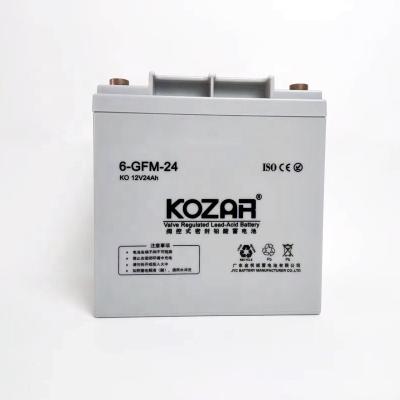 China 12v 24Ah Gel Battery Deep Cycle Toys Solar Power Storage Lead Acid Long Life For Backup Power System for sale