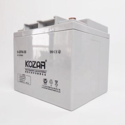 China Excellent Safety Performance Vrla Lead Acid Battery Deep Solar Power Battery 12V 38Ah Safe Life Cycle Batteries 12V for sale