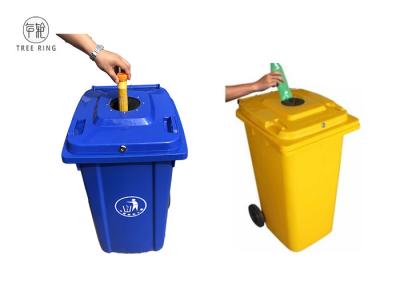 China 100 compartimiento del Wheelie del Lt Plastic Rubbish Bins Waste 120 litros con el tapón de la cerradura y del caucho en venta