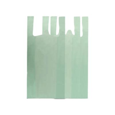 China Custom printed plastic food ectra large corn strach handle bags for sale
