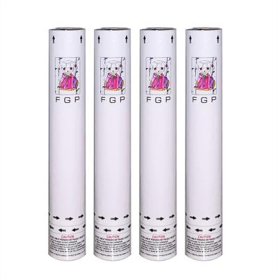 China Paper 40cm ECO-friendly Gender Reveal Confetti Cannon with Biodegradable Confetti and Powder for Baby Shower Party Supplies for sale