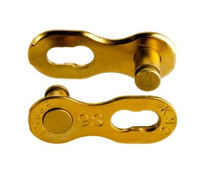 China KMC Rustproof 1 Pairs Silver Gold 6/7/8/9/10/11/12 Reusable Speed Bicycle Chain Connector Missing Link for sale