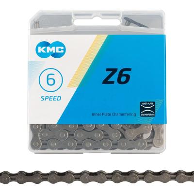 China KMC Z6 CL573R Lightweight Cavity Chain Inner Plate 5/6Speed 7.3mm 116 Links Bike Chain For Road Mountain City Bike for sale