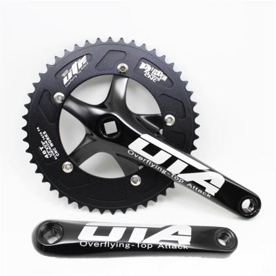 China Cruisers OTA 48T 130 BCD Road Bike Single Speed Gear Crankset Bike Fixed Crank Set Bike Chainring Sprocket for sale