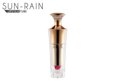 中国 明確な金の口紅の管SM001を包む円形のプラスチック唇の保護装置 販売のため