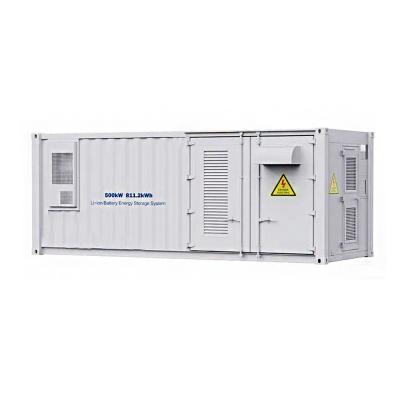 중국 단번에 ESS 에너지 저장 시스템 용기 500kW 100ah LFP 리튬 이온 인산 광물 배터리 판매용