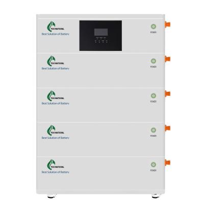 Chine Outre de la grille 5 à la batterie au lithium 20kWh rechargeable 400ah tout dans une installation de batterie solaire à vendre
