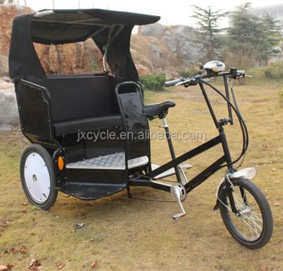 China Electric passenger taxi bike, pedicab /rickshaw/rickshaw fare for sale