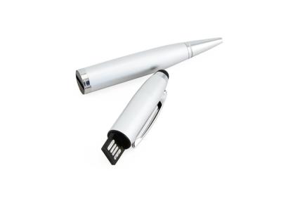 China Metal Ballpoint Pen USB Flash Drive 16gb 3 In 1 Pendrive Memory Disk U Disk For Gift en venta