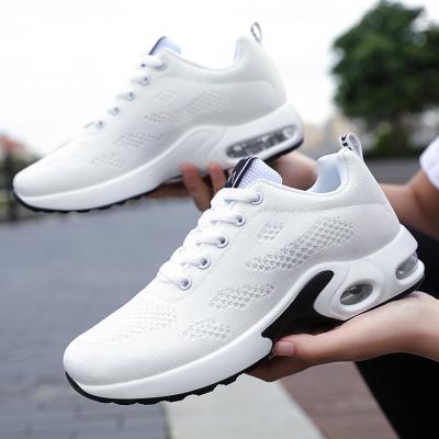 China Cushioning 2022 New Fashion Style Air Cushion Breathable Soft Bottom Ladies Casual Sneakers Sports Running Shoes For Women for sale