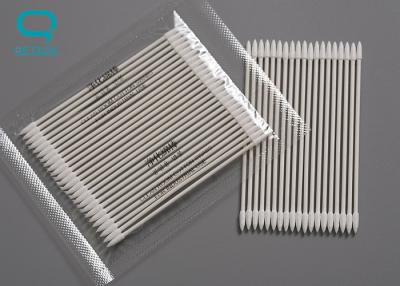 China La limpieza disponible purificada del algodón limpia las cabezas dobles con extremidad abrasiva anti en venta