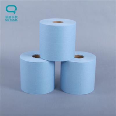 Cina Il rotolo del tergicristallo dello stampino di SMT ha personalizzato il poliestere della pasta di cellulosa di lunghezza della carta 45% 55% in vendita