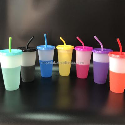 China Sustainable Eco Friendly Collapsible Soft Collapsible Silicone Rubber Drinking Straws With Color Changing Cups for sale