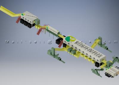 China Planta de reciclaje del papel usado de la segregación de 2.2KW 5.5KW 200TPD en venta